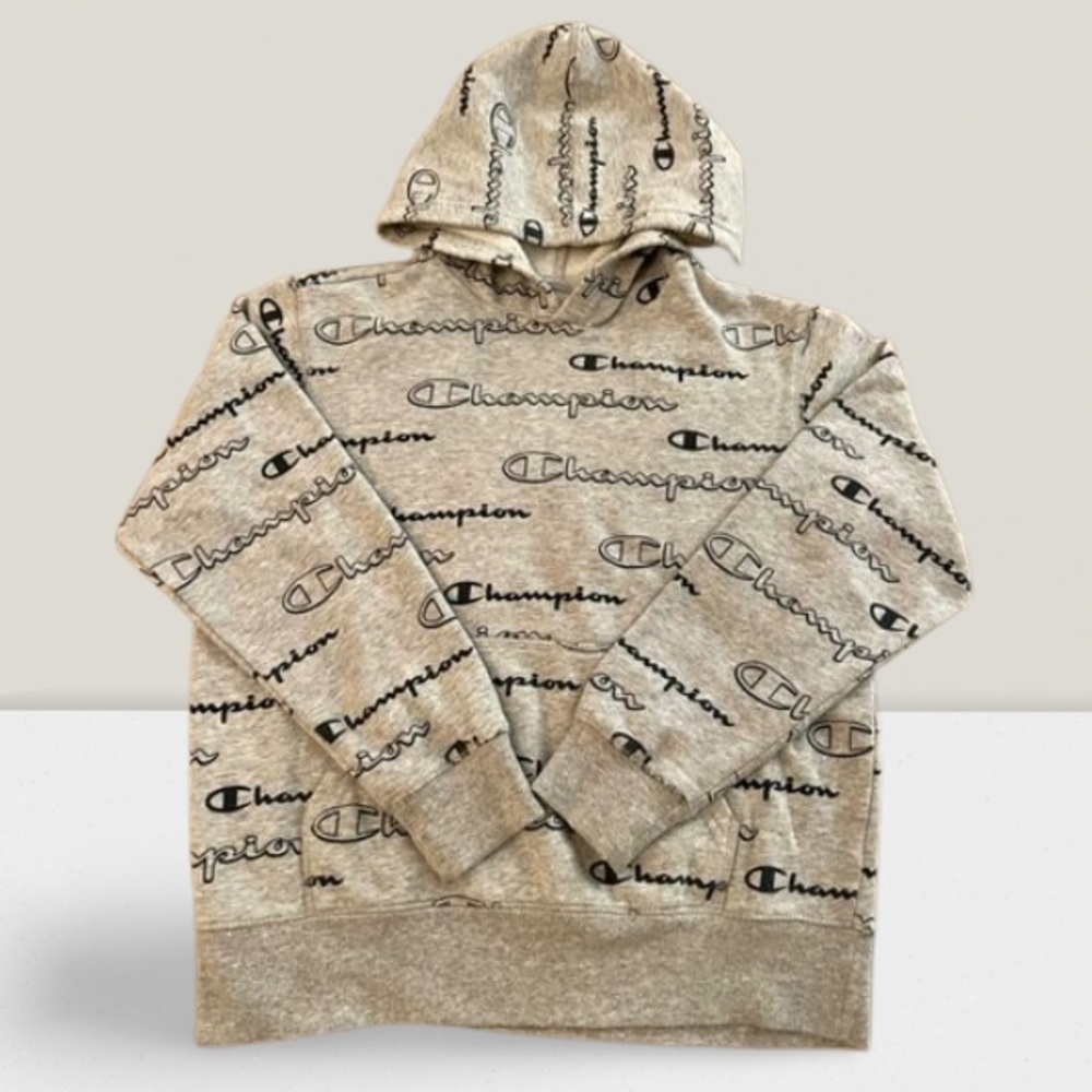 Champion sweatshirt kids hoodie. Medium size